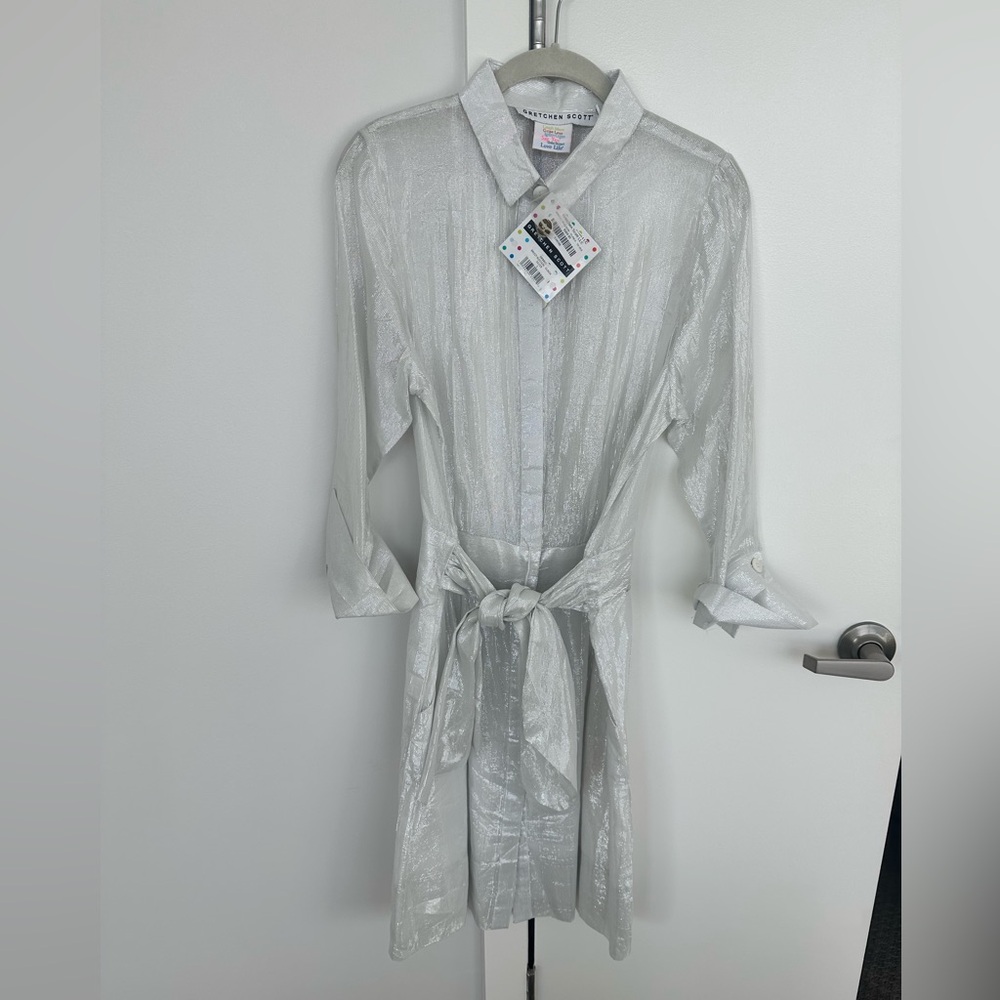 Breezy Blouson Dress - Glinda Lurex